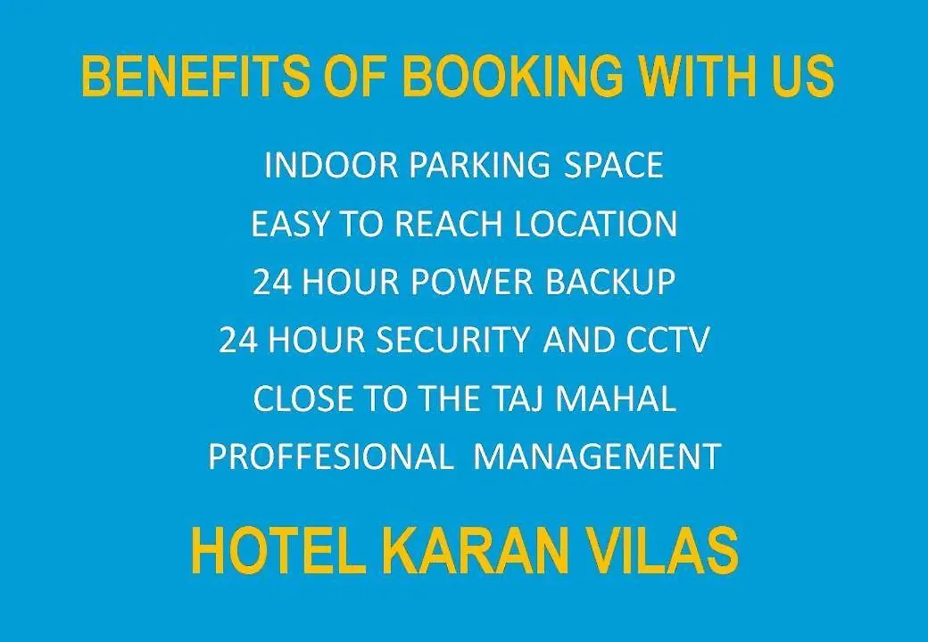 ***  Hotel Karan Vilas Agra  Indie